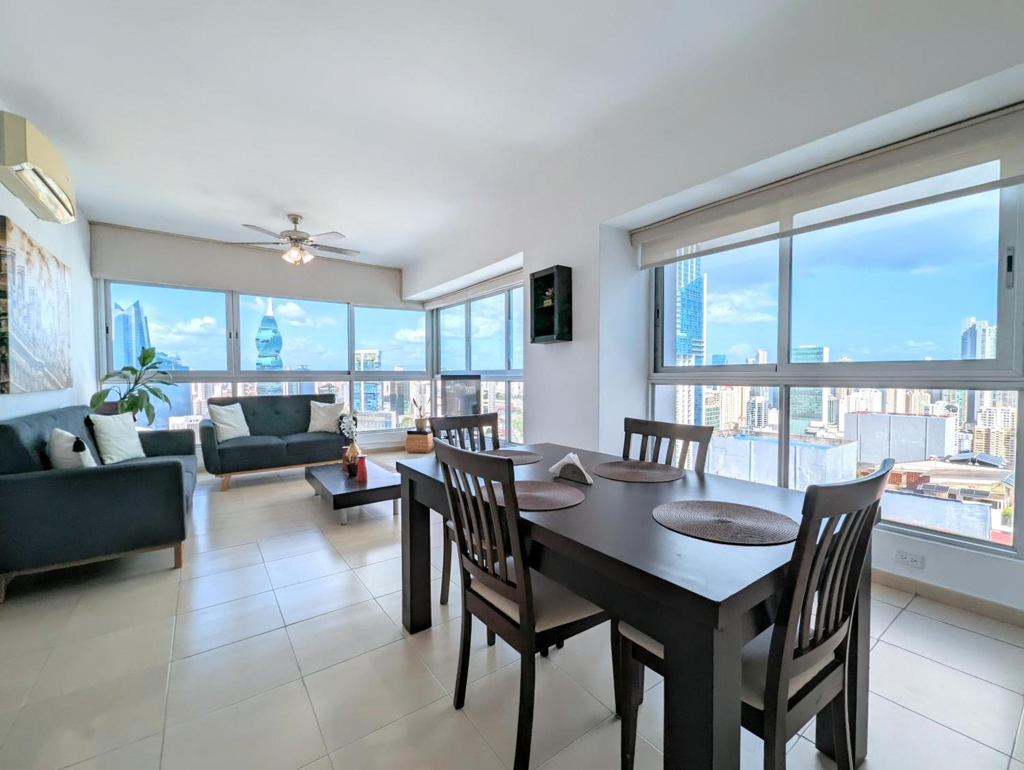 Yc 3602 L Apartamento 2Br En Av Balboa Панама Экстерьер фото